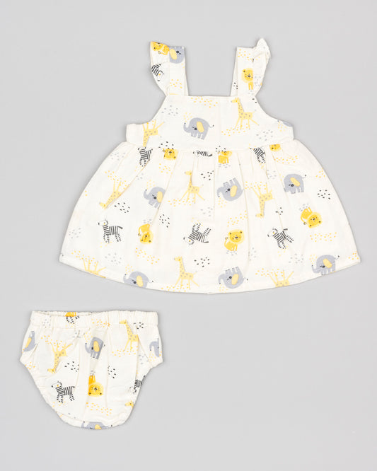Vestido Crudo-Marfil