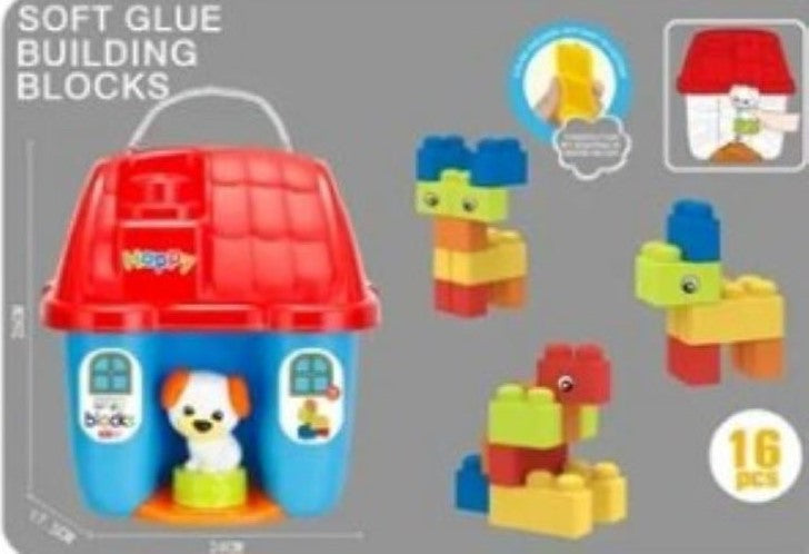Casita de bloques perrito