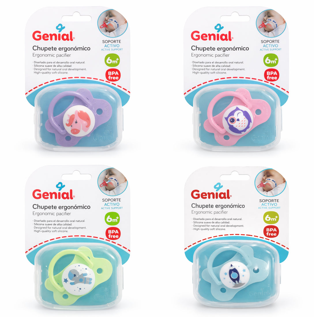 Chupa ergonómica para bebé Genial