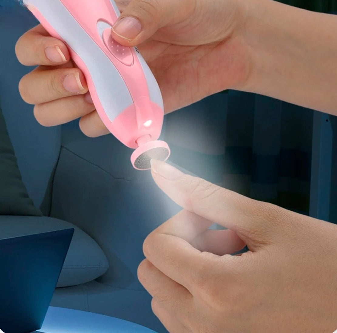 Lima eléctrica para uñas de bebé