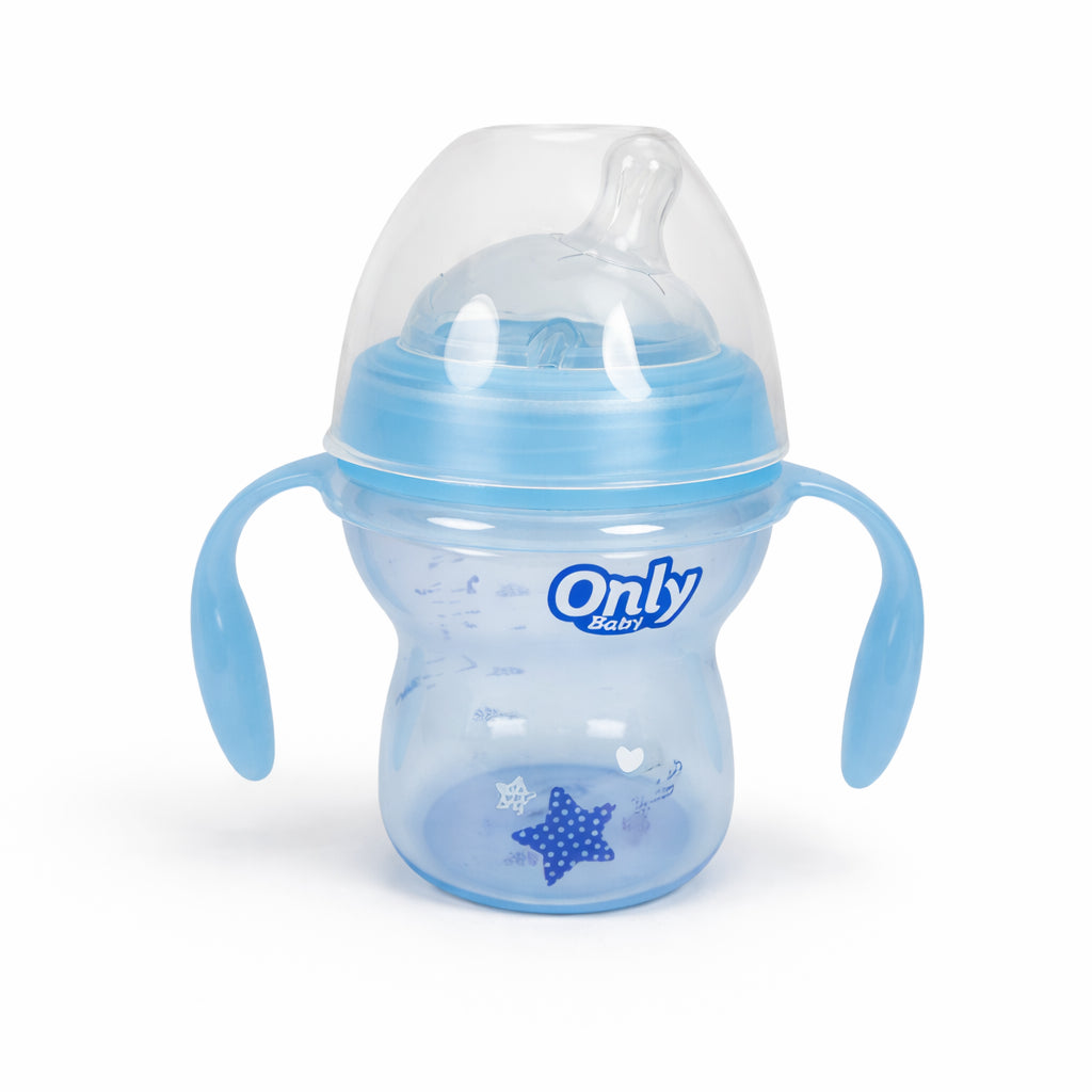 Tetero 5oz con asas antiderrame Only Baby
