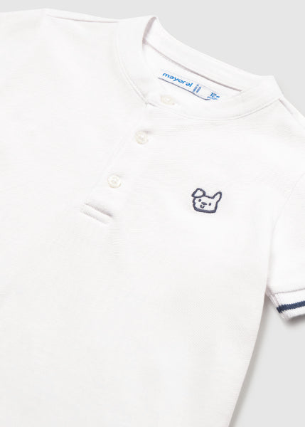 Camiseta Polo Cuello Mao