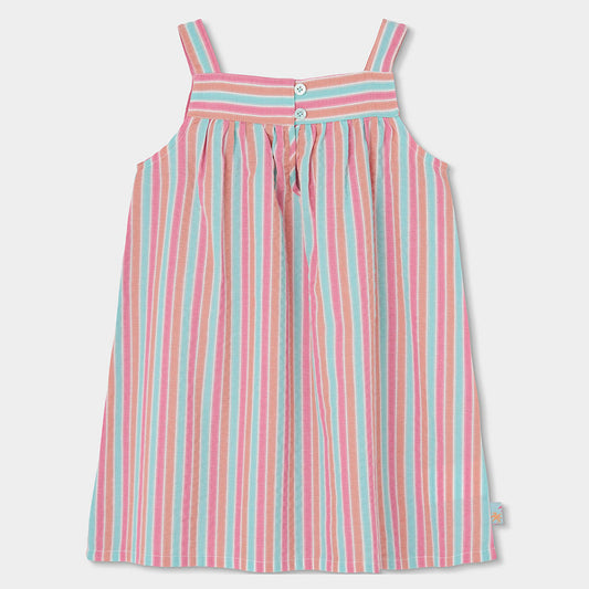 Vestido Popeln Listado De Niña