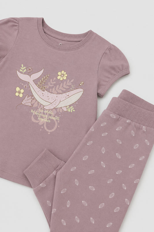 Pijama 2 Piezas Manga Corta Niña