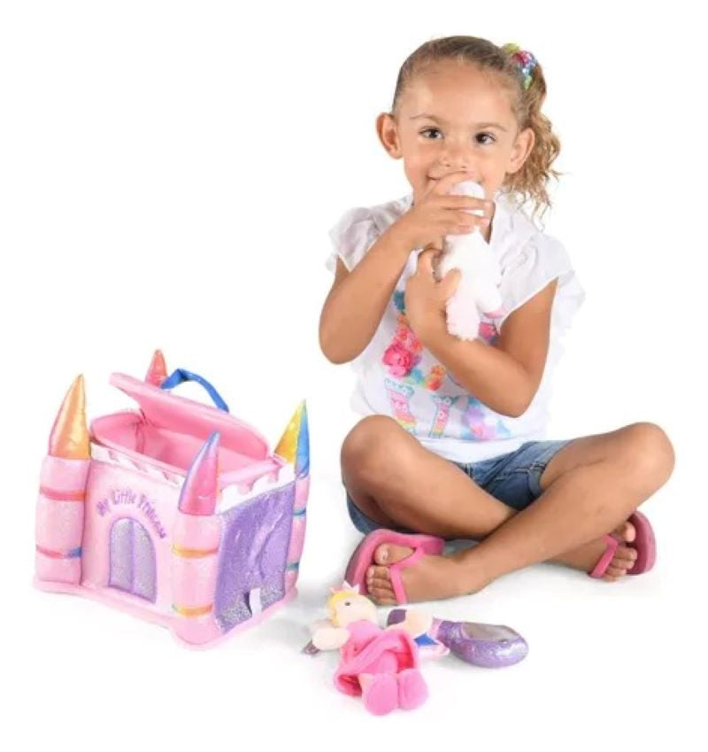 Castillo bolso princesa de peluche