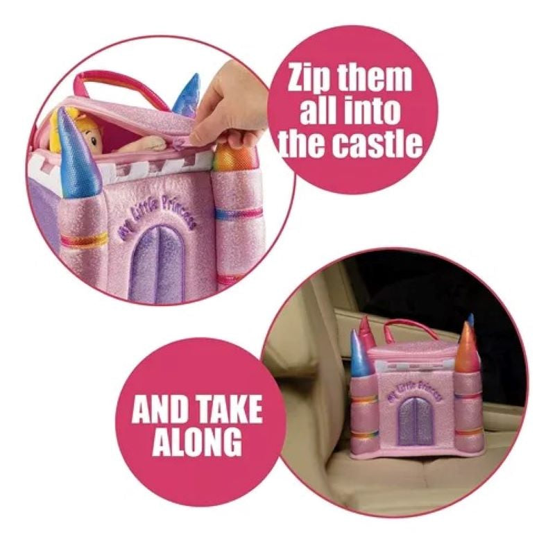 Castillo bolso princesa de peluche