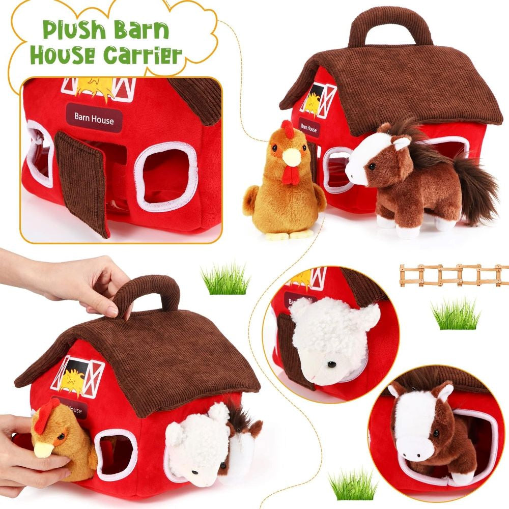 Peluches de granja para niños