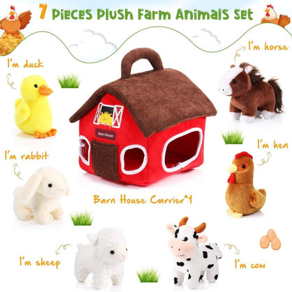 Peluches de granja para niños