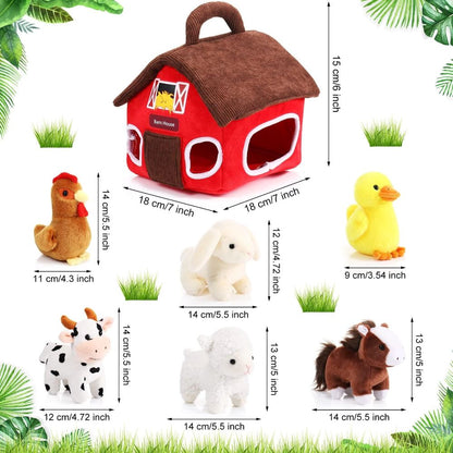 Peluches de granja para niños