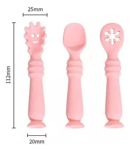Precucharas de aprendizaje de silicona