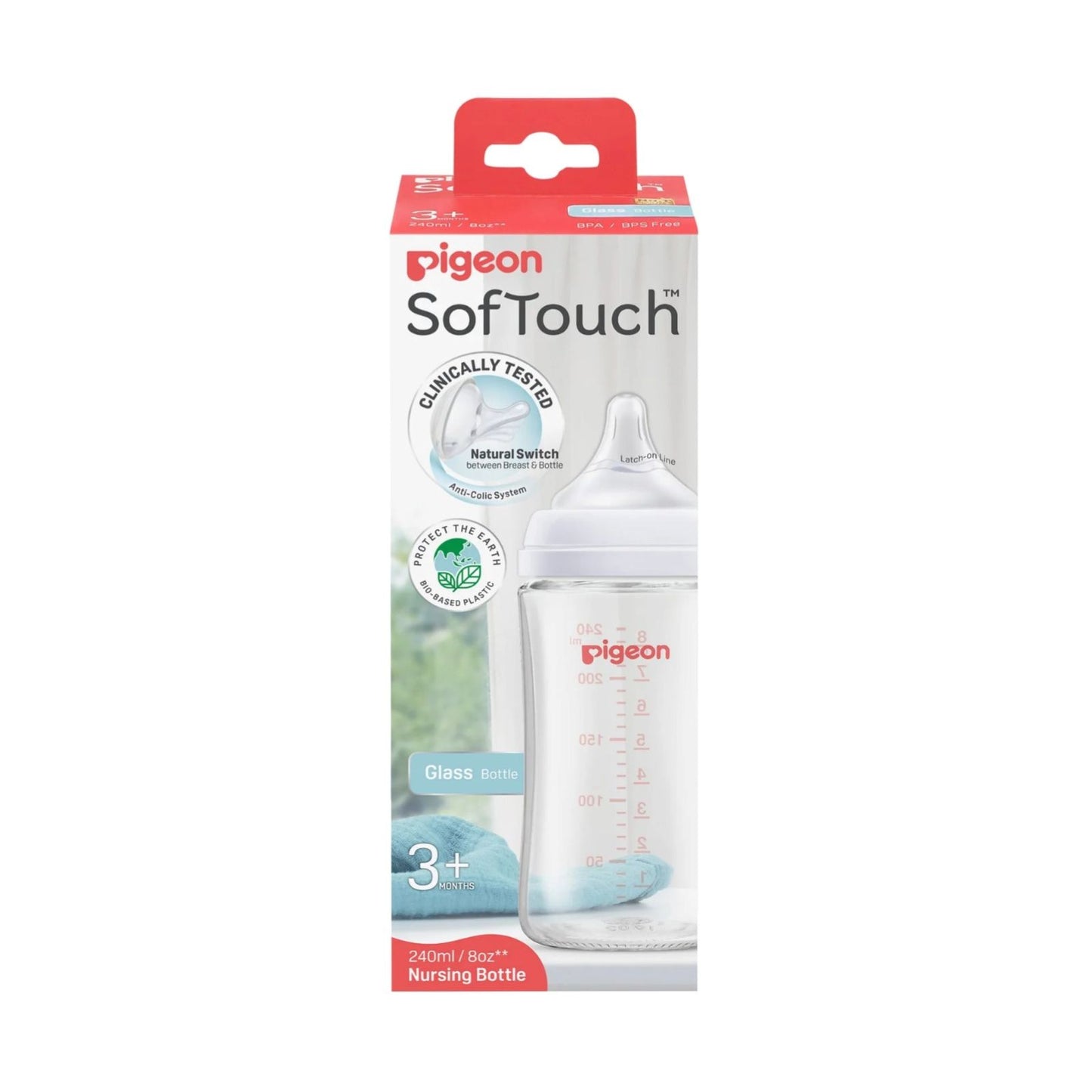 Tetero 8oz (240ml) Pigeon 3+