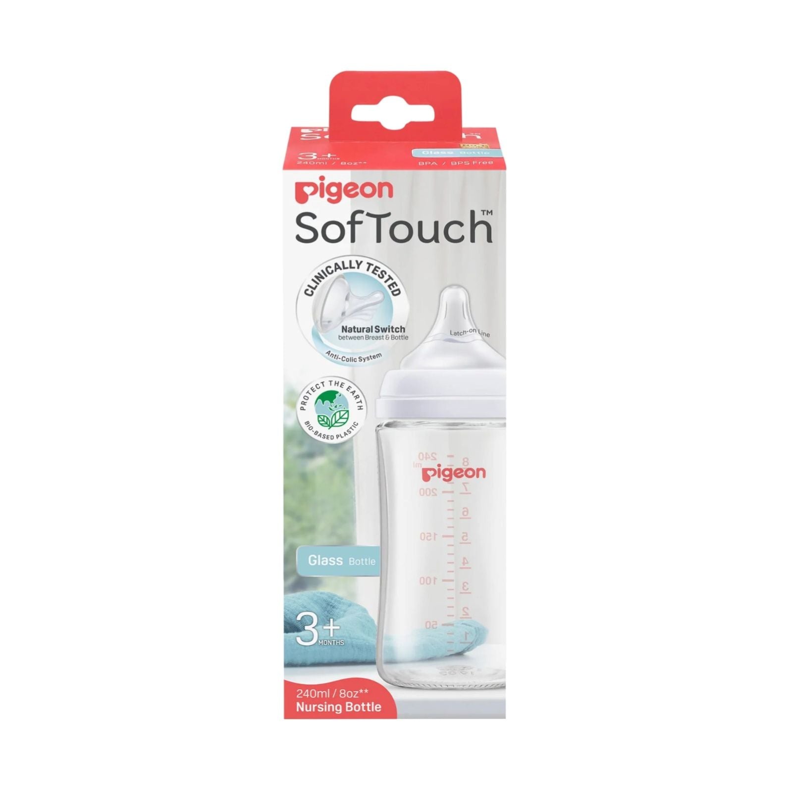 Tetero 8oz (240ml) Pigeon 3+