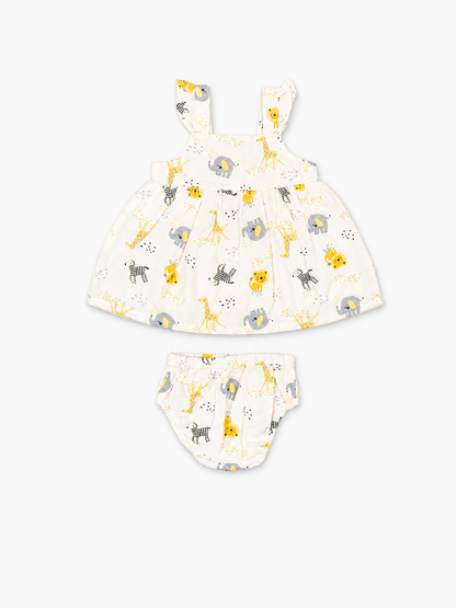 Vestido Crudo-Marfil