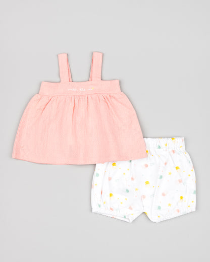 Conjunto Short Rosa