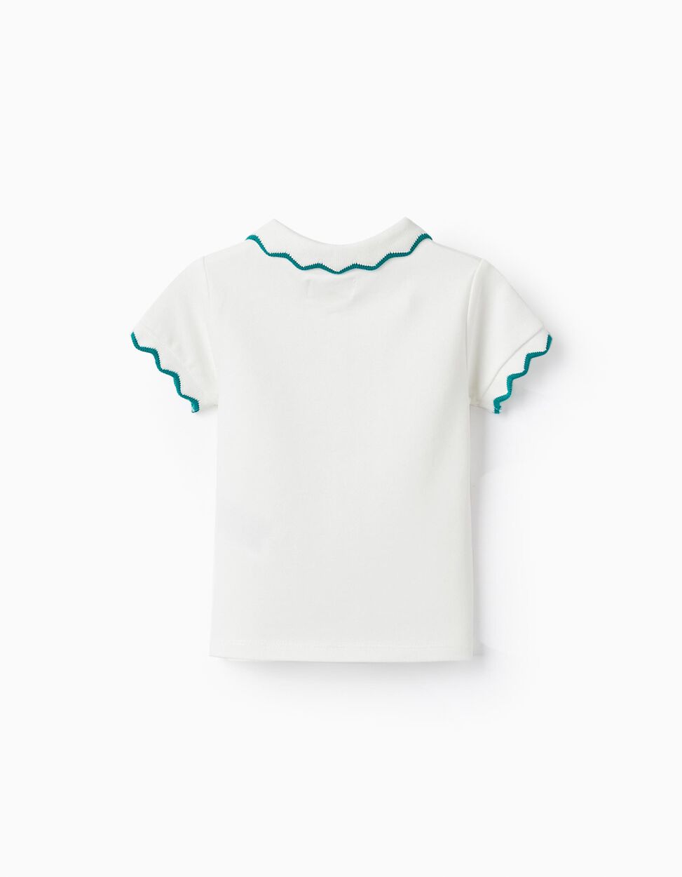 Camiseta Cuello Blanco