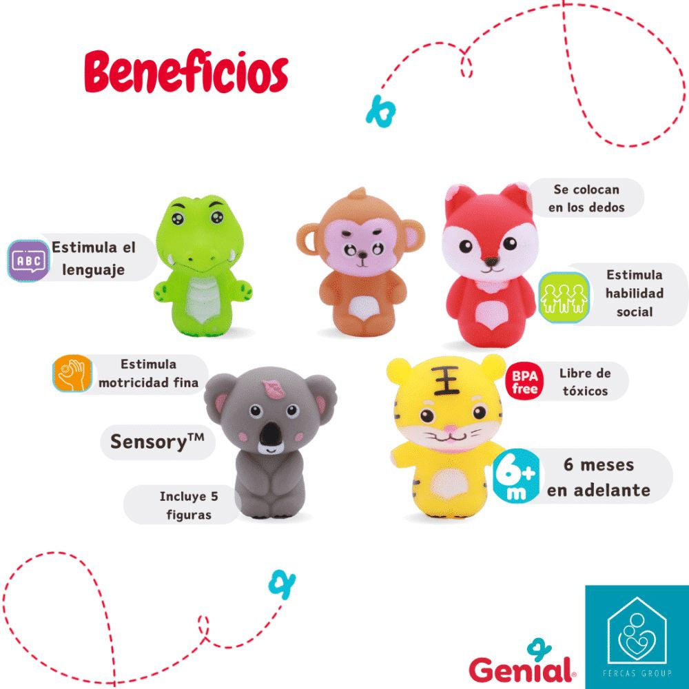 Marioneta sensorial para bebé