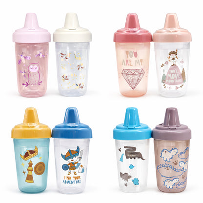 Vaso entrenador bebé antiderrame x2