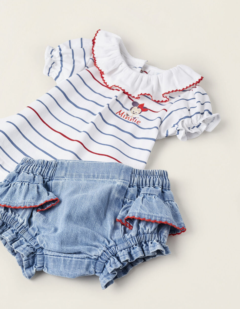Conjunto Short Blanco/Azul