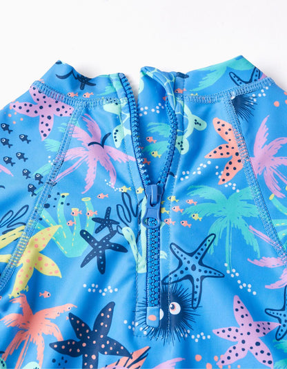 Vestido De BañO Entero Azul