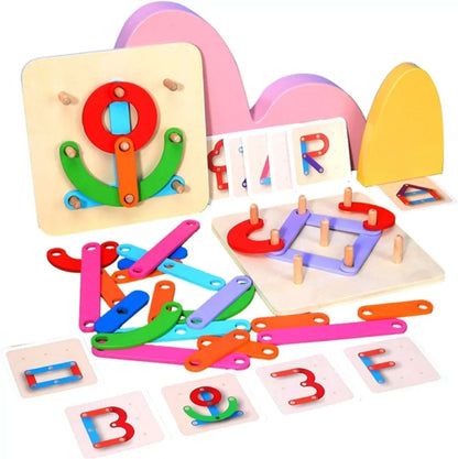 Juguete sensorial para armar Montessori