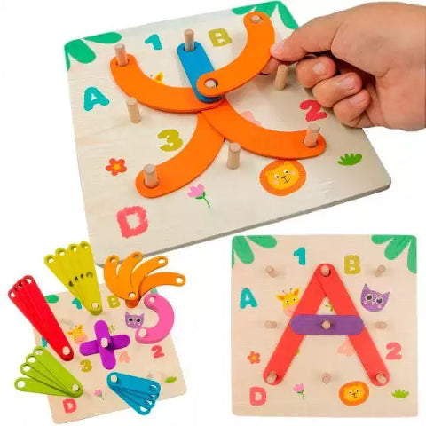 Juguete sensorial para armar Montessori