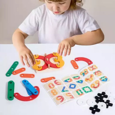 Juguete sensorial para armar Montessori