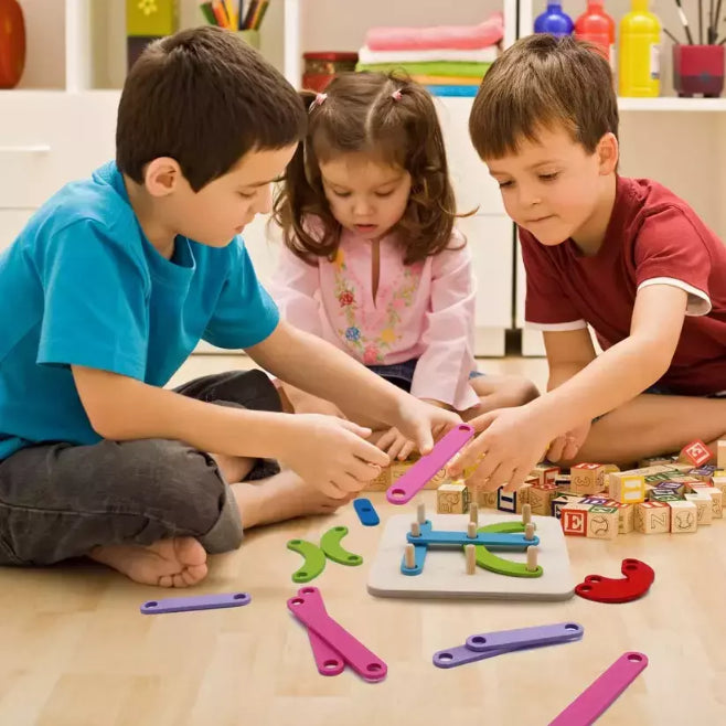Juguete sensorial para armar Montessori