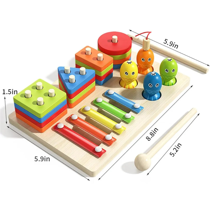 Juguete Montessori xilófono