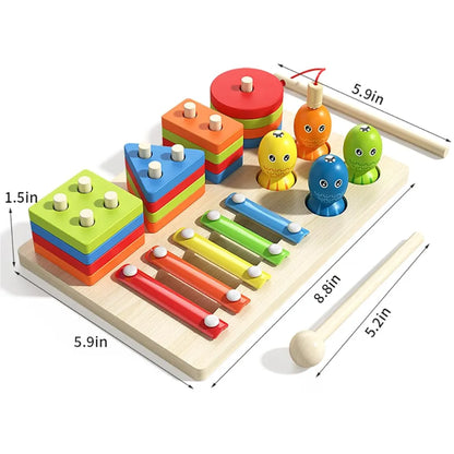 Juguete Montessori xilófono