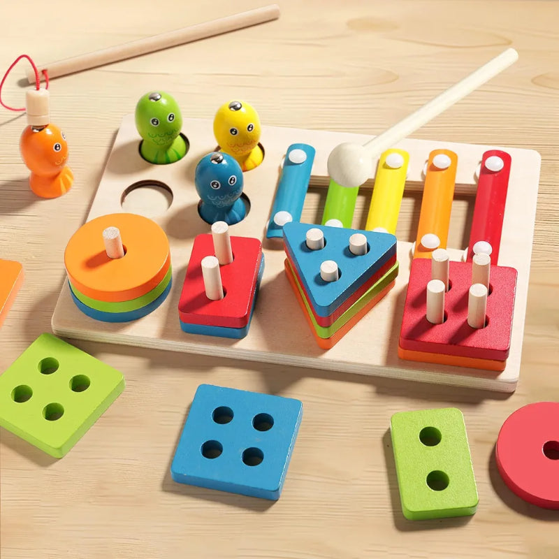 Juguete Montessori xilófono