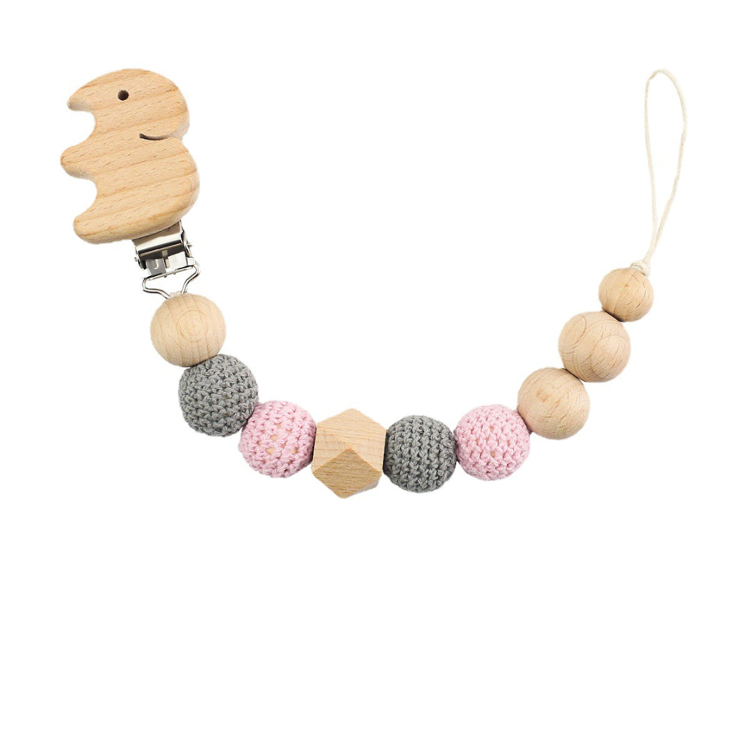 Cadena para chupa de madera