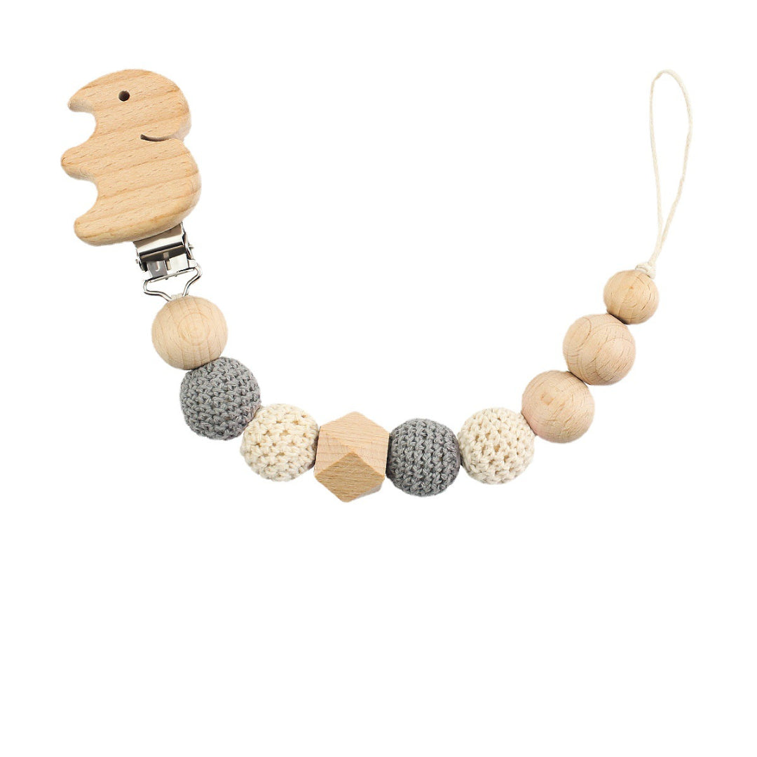 Cadena para chupa de madera
