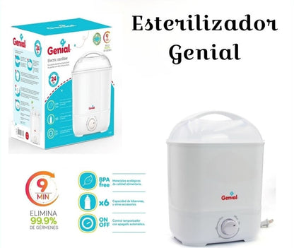 Esterilizador eléctrico de vapor Genial