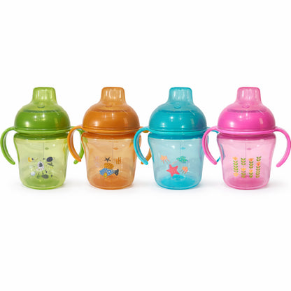 Vaso transición con asas antiderrame