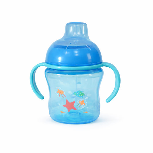 Vaso transición con asas antiderrame