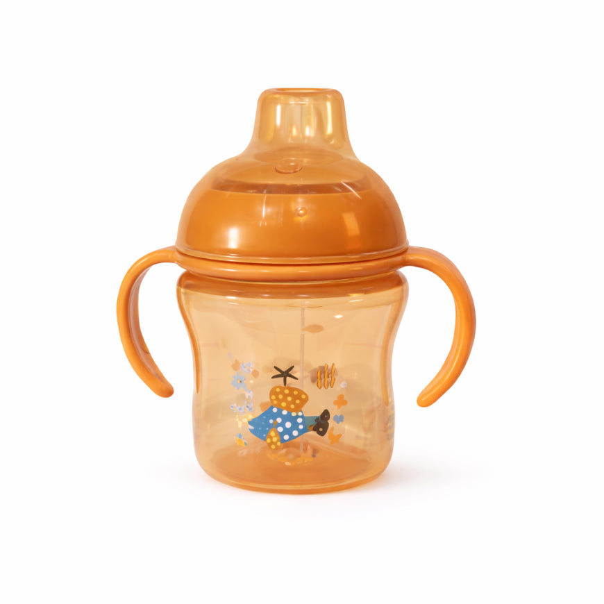 Vaso transición con asas antiderrame