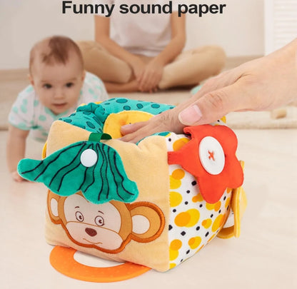 Cubo sensorial para bebé