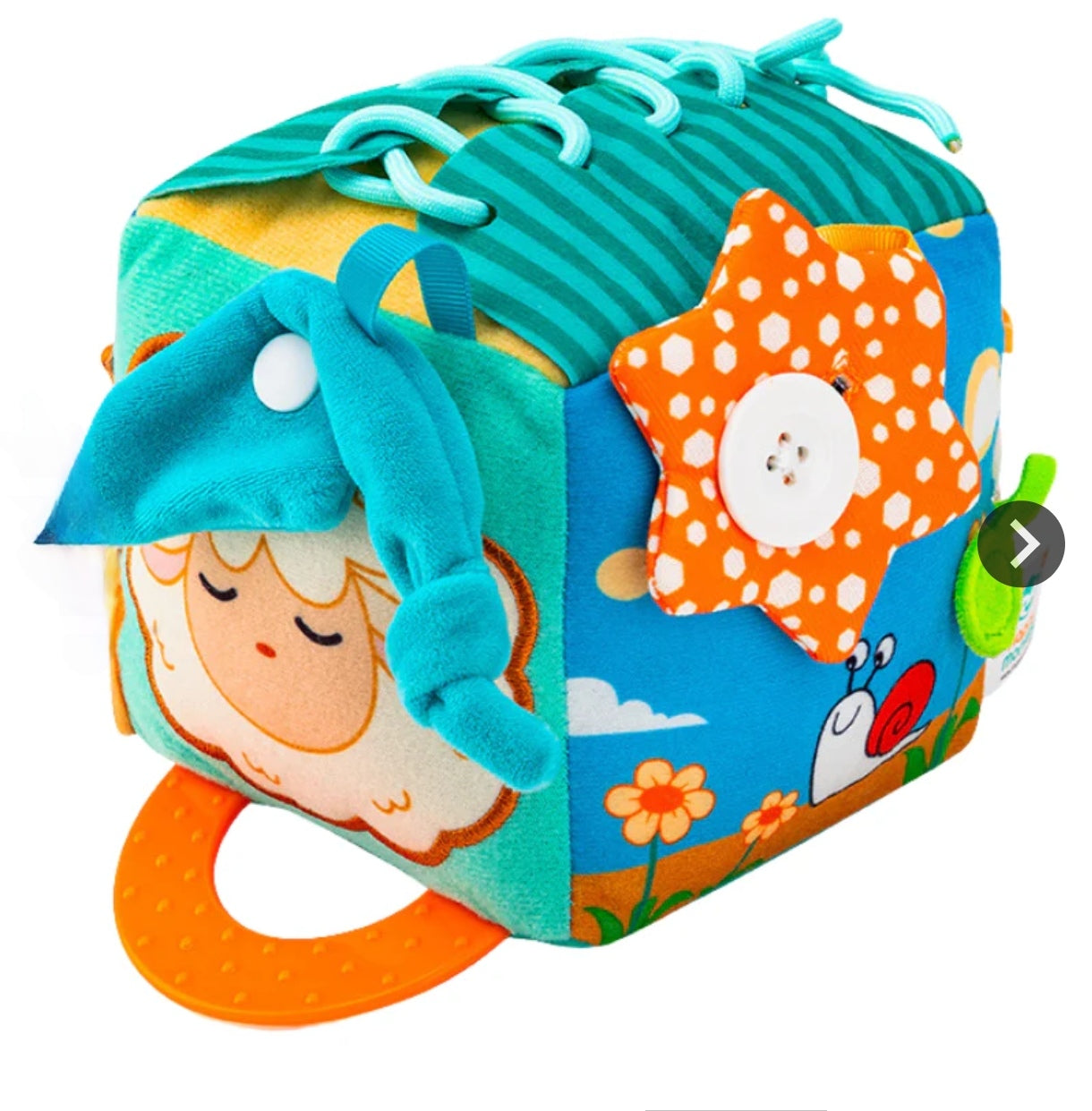 Cubo sensorial para bebé