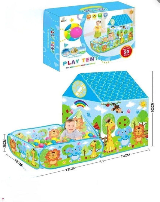 Carpa y piscina de pelotas
