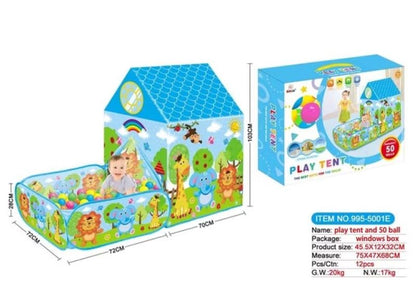 Carpa y piscina de pelotas