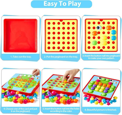 Tablero de botones didáctico