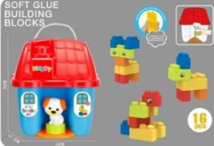Casita de bloques perrito