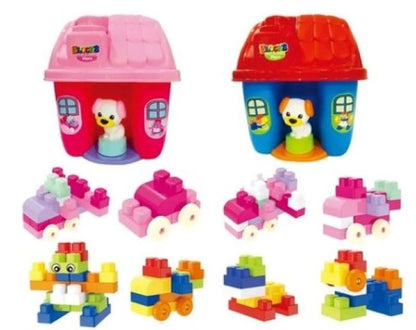 Casita de bloques perrito