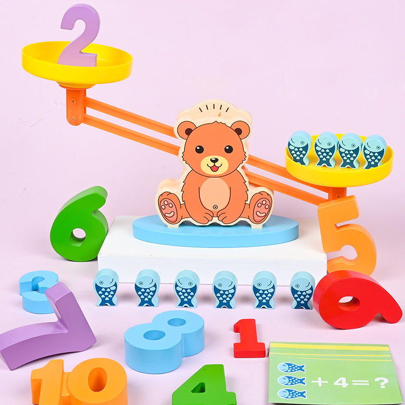 Balanza matemática Montessori
