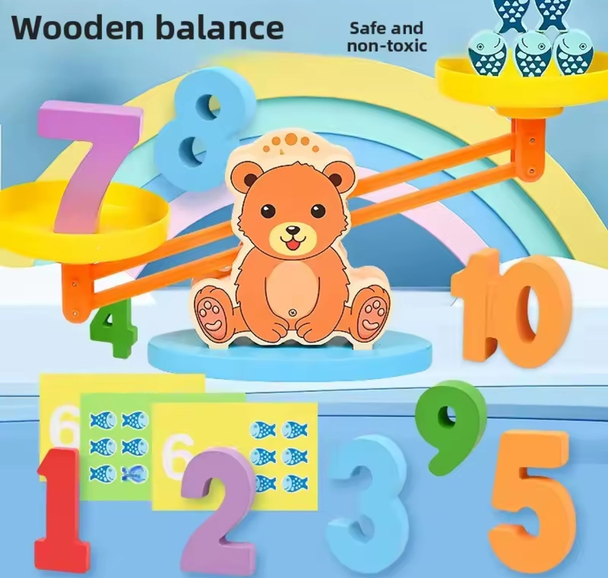 Balanza matemática Montessori