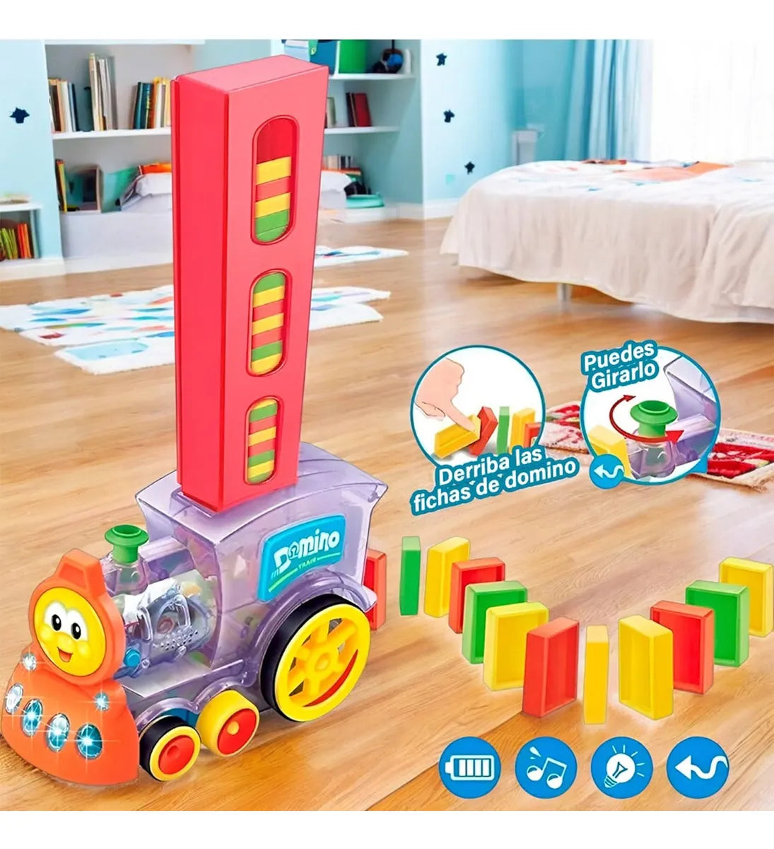 Tren dominó para niños