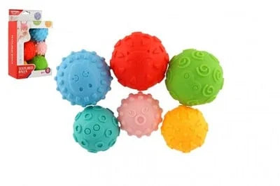 Pelotas sensoriales 6 piezas