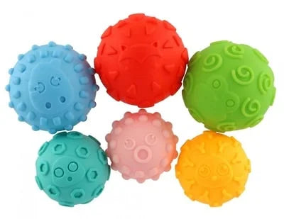 Pelotas sensoriales 6 piezas