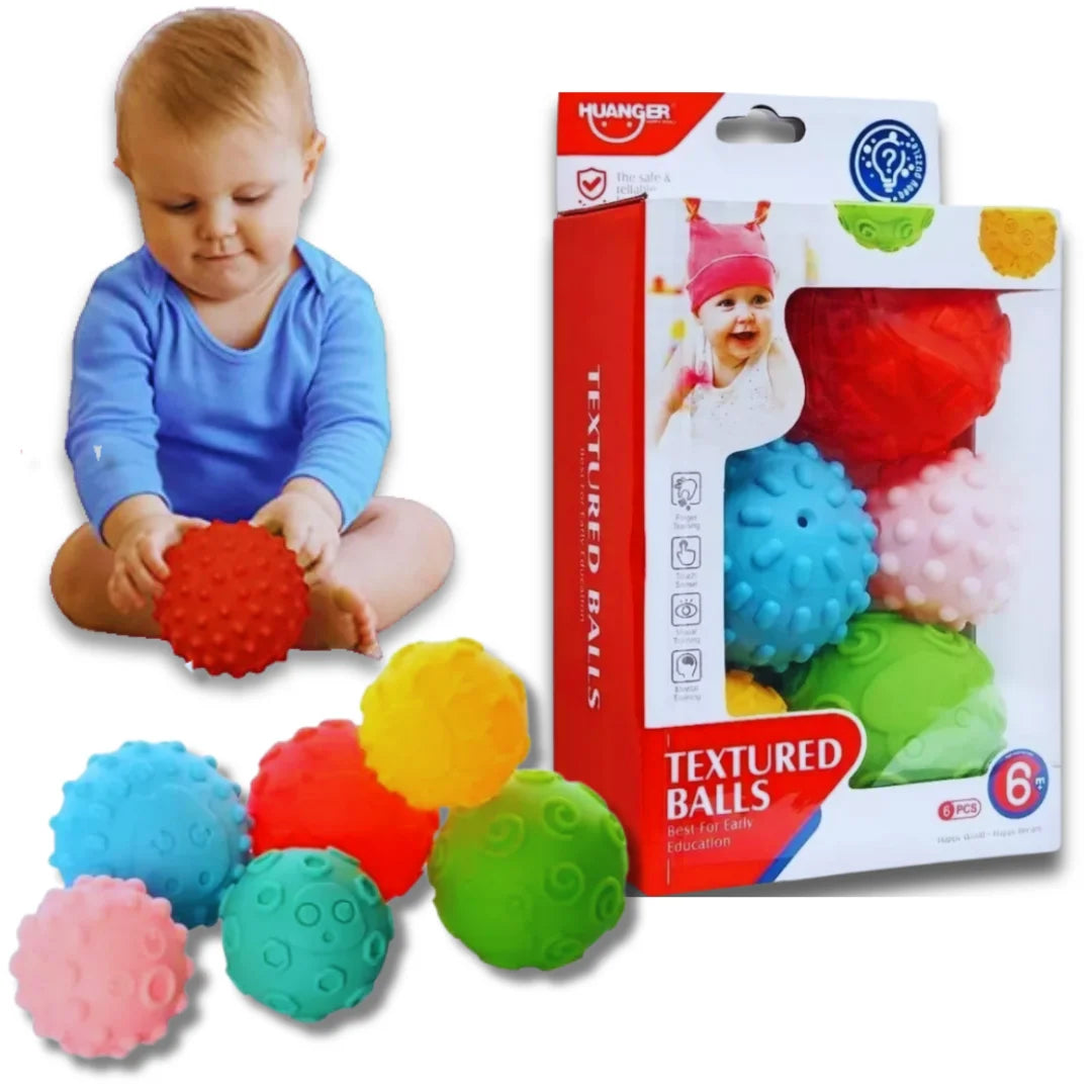 Pelotas sensoriales 6 piezas