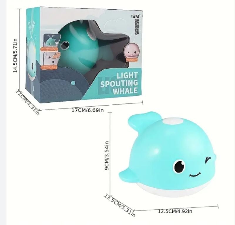 Juguete de baño ballena